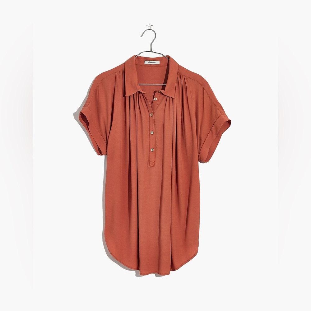 Madewell Central Drapey Popover Shirt